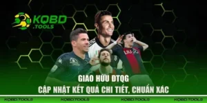 Giao hữu ĐTQG được cập nhật liên tục tại Kết Quả Bóng Đá, cho phép người hâm mộ theo dõi, nắm bắt tỷ số chuẩn xác qua vài thao tác đơn giản.